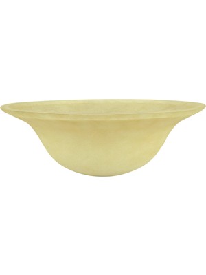 Hakay Aspen Creative Amber 23101-11A Geçiş Tarzı Yedek Meşale Cam Gölge, 13,77 cm Yükseklik x 15-1/2 Inç Çap