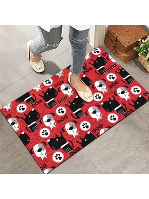 Hakay Monnhein Kapı Önü Paspası - Modern ve Şık Kapı Paspası | Ev, Ofis ve Dış Mekân Kullanımı Için (Pati Dostları) 45X65