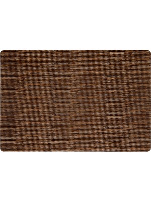 Hakay Sohome Ultra Ince Iç Mekan Kapı Paspası Mutfak Paspası, Düşük Profilli Lekeye Dayanıklı Kaymaz Tasarım, Makinede Yıkanabilir, 24" x 35", Kahverengi