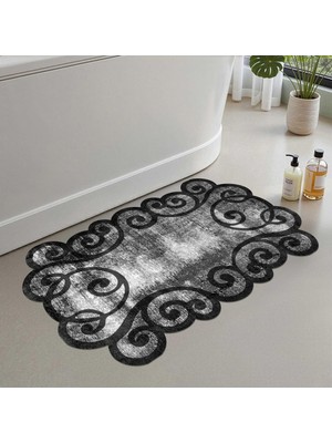 Hakay Monnhein 2'li Set Banyo Paspası, Yumuşak Banyo Halısı, Kaymaz Dot Tabanlı, Su Emici, Makinede Yıkanabilir - 40X60-50 x 80 cm