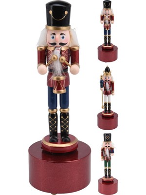 Aesco Koopman New Year Nutcracker Müzik Kutusu 22 cm
