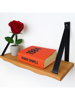 Hakay Pratikoutdoor Duvar Rafı, Dekoratif Duvar Rafı, Masif Kayın Modern Duvar Rafı - 69 cm