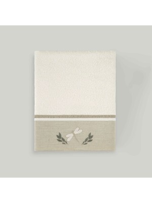 Hakay Linens Olivea Bambu 50X85 cm Yüz Havlusu Ekru