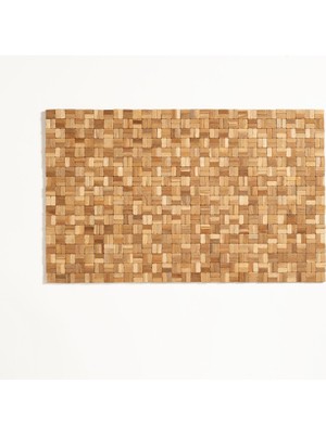Hakay Toba Ahşap Ahşap Paspas 50X80 cm Natural