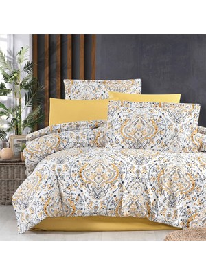 Hakay Maxstyle Saten Deluxe Rishi Çift Kişilik Nevresim Takımı