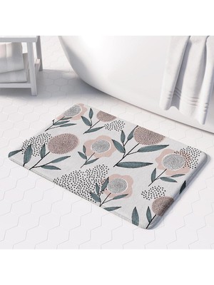 Hakay Monnhein Banyo Paspası, Kaymaz Taban, Banyo Halısı, Makinede Yıkanabilir 451_BPSM
