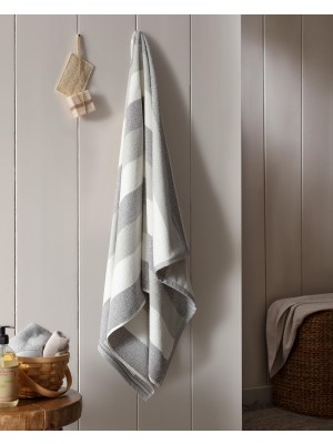 Hakay EDEN%100 Pamuk Banyo Havlusu - Gri - 75X150 cm