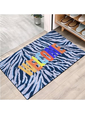 Hakay Monnhein Kapı Önü Paspası - Modern ve Şık Kapı Paspası | Ev, Ofis ve Dış Mekân Kullanımı Için (Renkli Karşılama Welcome) 45X65