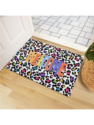 Hakay Monnhein Kapı Önü Paspası - Modern ve Şık Kapı Paspası | Ev, Ofis ve Dış Mekân Kullanımı Için (Wild Welcome) 45X65