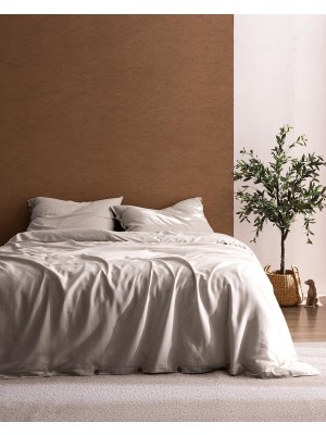 Hakay Songe Family SIZE%100 Pamuk Chambre Nevresim Takımı - Taş