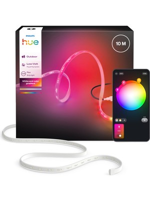 Hakay Philips Hue Flux Dış Mekan LED Şerit 10 Metre - 25.000 Saat Ampul Kullanım Ömrü