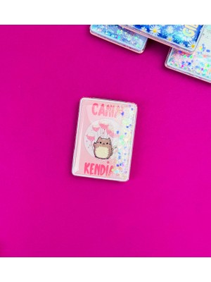Hakay Giftmoda Motto Tasarımlı Dikey Ayna Canım Kendim