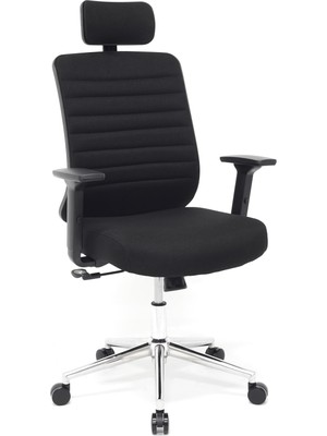 Hakay Zeon Büro Ofis Sistemleri // Comfort Plus Black Ofis Koltuğu Makam Koltuğu Çalışma Koltuğu