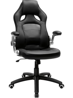 Hakay Songmıcs Oyuncu Koltuğu, Ofis Koltuğu, Döner Sandalye, Siyah, OBG62B, 70 x 65 x 115 cm