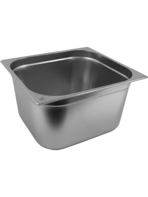 Hakay Paslanmaz Çelik Gastronom/gastronorm Küvet Gn 2/3-200 (35,4 x 32,5 x 20 Cm)