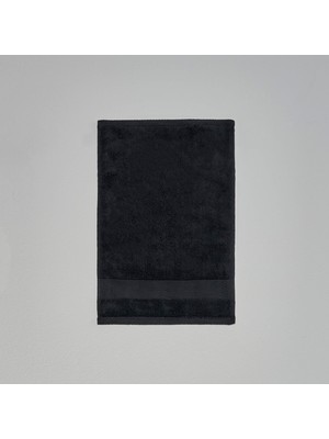 Hakay Linens Premium Pamuk 30X45 cm El Havlusu Siyah
