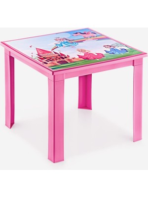 Hakay Fiore 50X50 H:40 Çocuk Masası Mavi-Araba