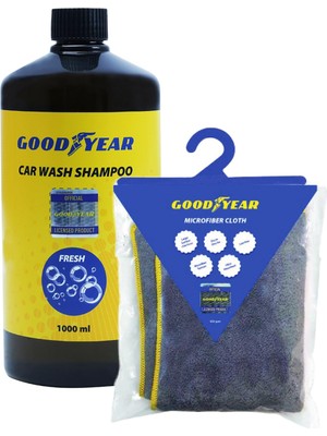 Hakay Goodyear Oto Şampuan ve Mikrofiber Bez Seti