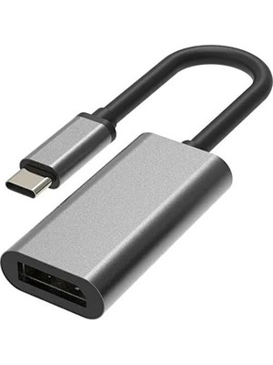 Hakay Coverzone Type-C To Displayport Adaptör USB C Dp Çevirici Notebook Pc Bilgisayar Uyumlu HC67 (Hdmı Değildir)
