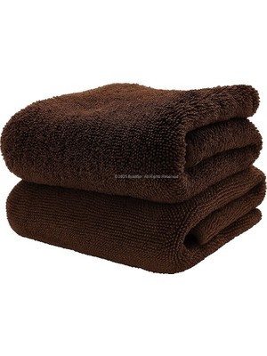 Hakay Busstier Ultra Kalın Mikrofiber Araba Kurulama Havlusu, 2’li Set, 40X30 Cm, Süper Su Emici, Çift Katlı, Leke Bırakmaz, Çizmez, Hızlı Kuruyan Oto Temizlik Bezi, Araç Bakım Havlusu