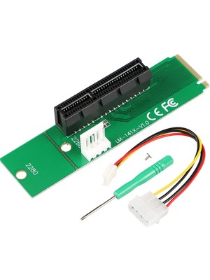 Hakay Alfais 4436 M.2 Ngff SSD To Pci-E Express 4x Çevirici Dönüştürücü Kart Adaptörü