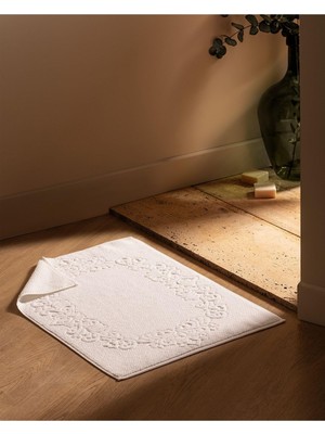 Hakay Madame Coco NORICE%100 Pamuk Ayak Havlusu, Beyaz, 50 x 70