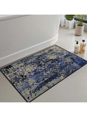 Hakay Monnhein Banyo Paspası, Yumuşak Banyo Halısı, Kaymaz Dot Tabanlı, Su Emici, Makinede Yıkanabilir - 80 x 150 cm