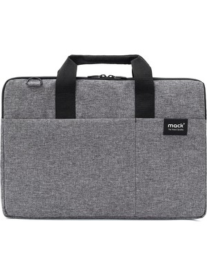 Hakay Mack Cityfit MCC-702 Laptop Çantası, Erkekler ve Kadınlar Için Profesyonel Bilgisayar Çantası, 13,3 Inç - 14.1 Inç Notebook Çantası, Evrak Çantası, Gri