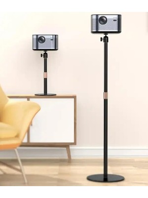 Hakay Coverzone Profesyonel Yatak, Koltuk Arkası Veya Masaüstü Montaj Projeksiyon Stant, Kamera ve Fotoğraf Makinesi Standı 60-120CM Ayarlanabilir Uzunluk TY05