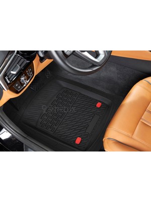 Hakay Fiat Talento 2012 Model ile Uyumlu 3D Havuzlu Kırmızı-Siyah Paspas