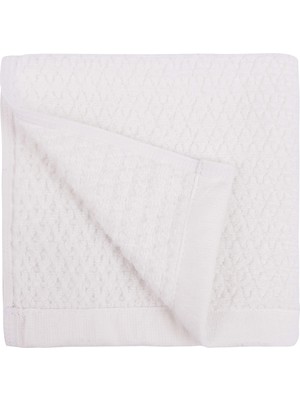 Hakay Everplush Elmas Jakarlı El Bezi, 6'lı Set, 13" x 13", Beyaz