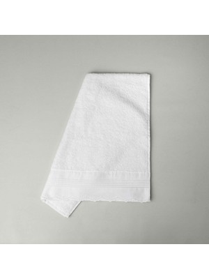 Hakay Linens Ivory Pamuk Havlu 50X85 cm Beyaz