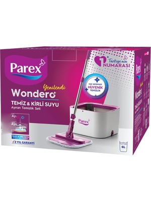 Hakay Parex Wondero Otomatik Temizlik Seti Yedek Mop Hediyeli