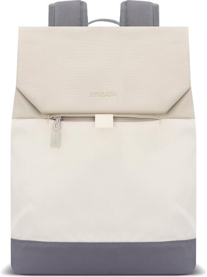 Hakay Mack Zen Eco MCE-1305 Sırt Çantası - Macbook Çantası, Hırsızlığa Karşı Koruma, Küçük, Mini, 13-14 Inç Laptop, Günlük ve Iş Kullanımı, Şık Tasarım, Üniversite ve Okul Için, Bej