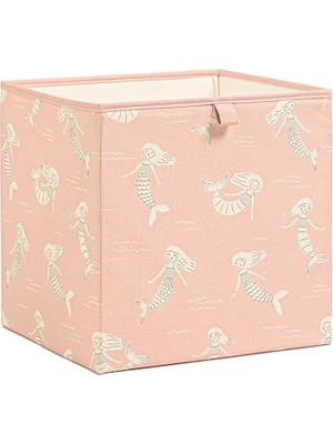 Hakay Ocean Home Textile Çocuk Odası Deniz Kızı Kutu 33 x 30 x 33 cm