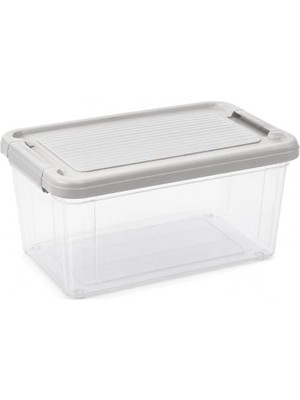 Hakay Orret Home Kilitli Saklama Kabı Şeffaf Organizer Pp Plastik Gıda Saklama Kabı Kapaklı Buzdolabı Düzenleyici Istiflenebilir Çok Amaçlı Saklama Kutusu (5 Litre)