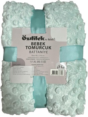 Hakay Özdilek Bebek Tomurcuk Battaniyesi Mint Yeşil