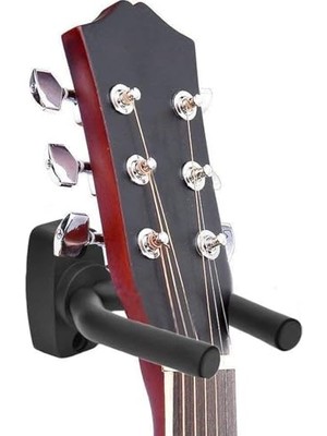 Hakay Gitar Bağlama Ukulele Duvar Askı Standı + Dübel ve Vida Dahil