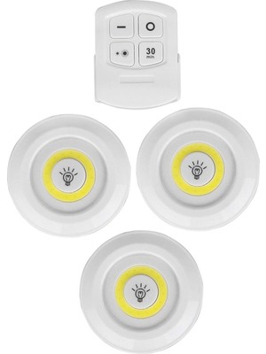 Hakay Mobee Kumandalı Işık Ayarlanabilir 3'lü LED Işık
