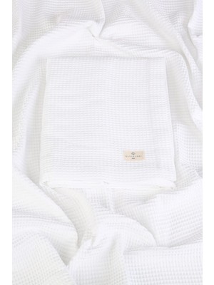 Hakay Garıbannı Organıc Cotton Bebek Pikesi (Beyaz)