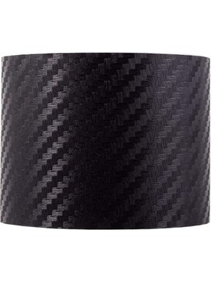 Hakay Siyah Karbon Kaplama Şerit Çıta Kaplama Folyosu (7 cm x 5 Metre)