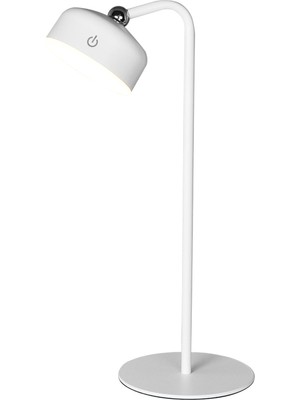 Aesco Lucea Lenda 03 Beyaz Şarjlı Ledli Masa Lambası 1X1.8W 3
