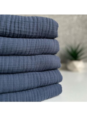 Hakay The Benecium Company Organik Bebek Battaniyesi- Indigo Mavi