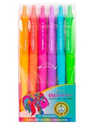 Hakay Berry Jel Kalem 07MM Karma Blister 6li