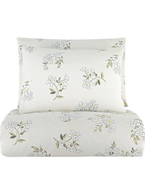 Hakay Mürdüm Home Pitaya Çift Kişilik Nevresim Takımı -%100 Pamuk, Çift Taraflı Nevresim Yastık, Düğmeli 4 Parça Desenli, Yumuşak ve Nefes Alabilir, Çift Kişilik Nevresim Takımı (Çiçekli)
