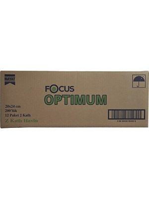 Hakay Focus Optimum Z Katlı Havlu 12 * 200
