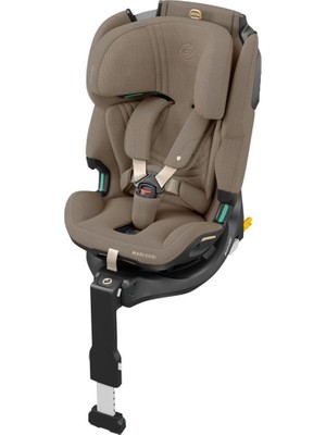 Hakay Maxi-Cosi Emerald 360 Pro I-Size Dünyanın Ilk Kızaklı, Araç Dışına Çıkabilen Isofix'li 360 Dönebilir Yatabilir 0-36 kg Bebek Oto Koltuğu Authentic Truffle