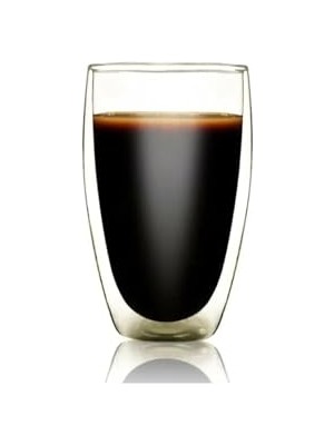 Hakay Mithra Life 500ML Çift Cidarlı Isı Yalıtımlı Cam Şeffaf Kupa Bardak MIT1205