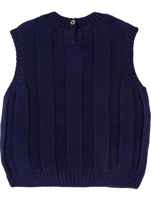 Defacto Erkek Bebek Erkek Bebek Triko Süveter, Mavi, 12-18 M