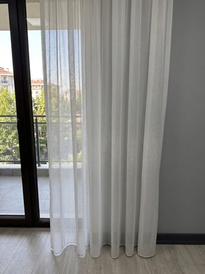 Perle  Inci Pırlanta Dokulu Tül Gerçek Kanun Pile 1x3 Her Odaya Uygun